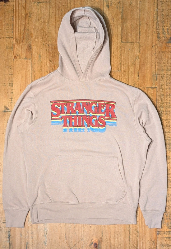 Stranger Things Beige Hoodie