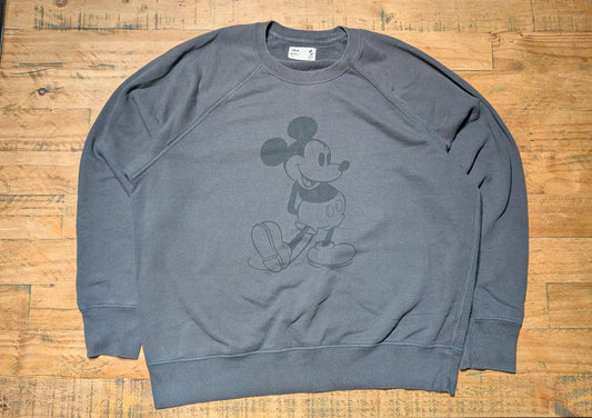 Mickey Stands Distressed Grey Jumper