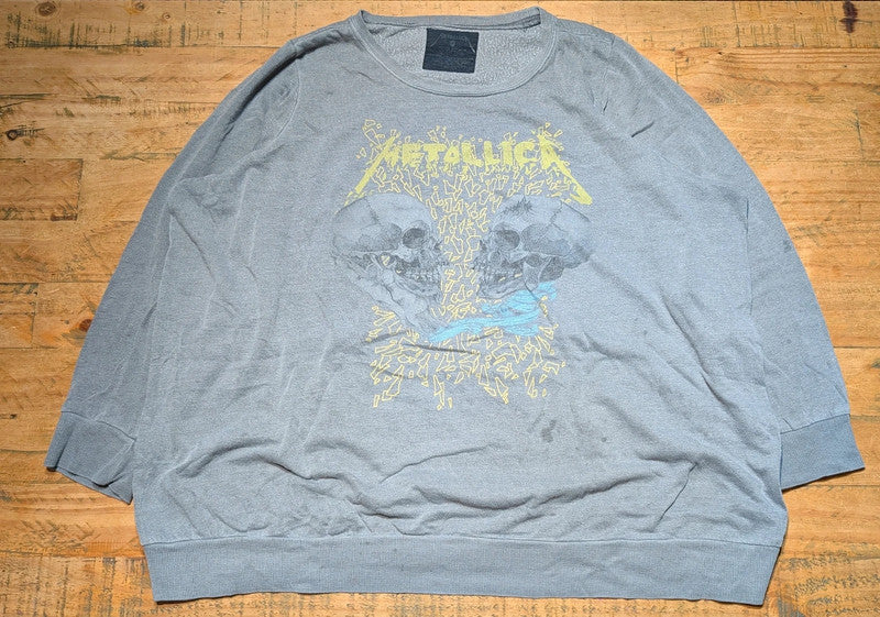 Grey Metallica Light Jumper