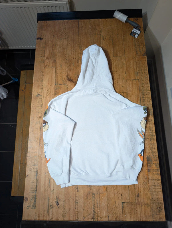 White Space Jam Looney Tunes Hoodie